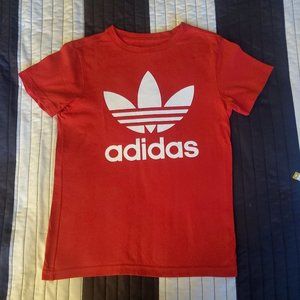 Adidas short sleeve shirt big boys size S